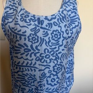 Super Cute Blue Beachy Women's Tank Top